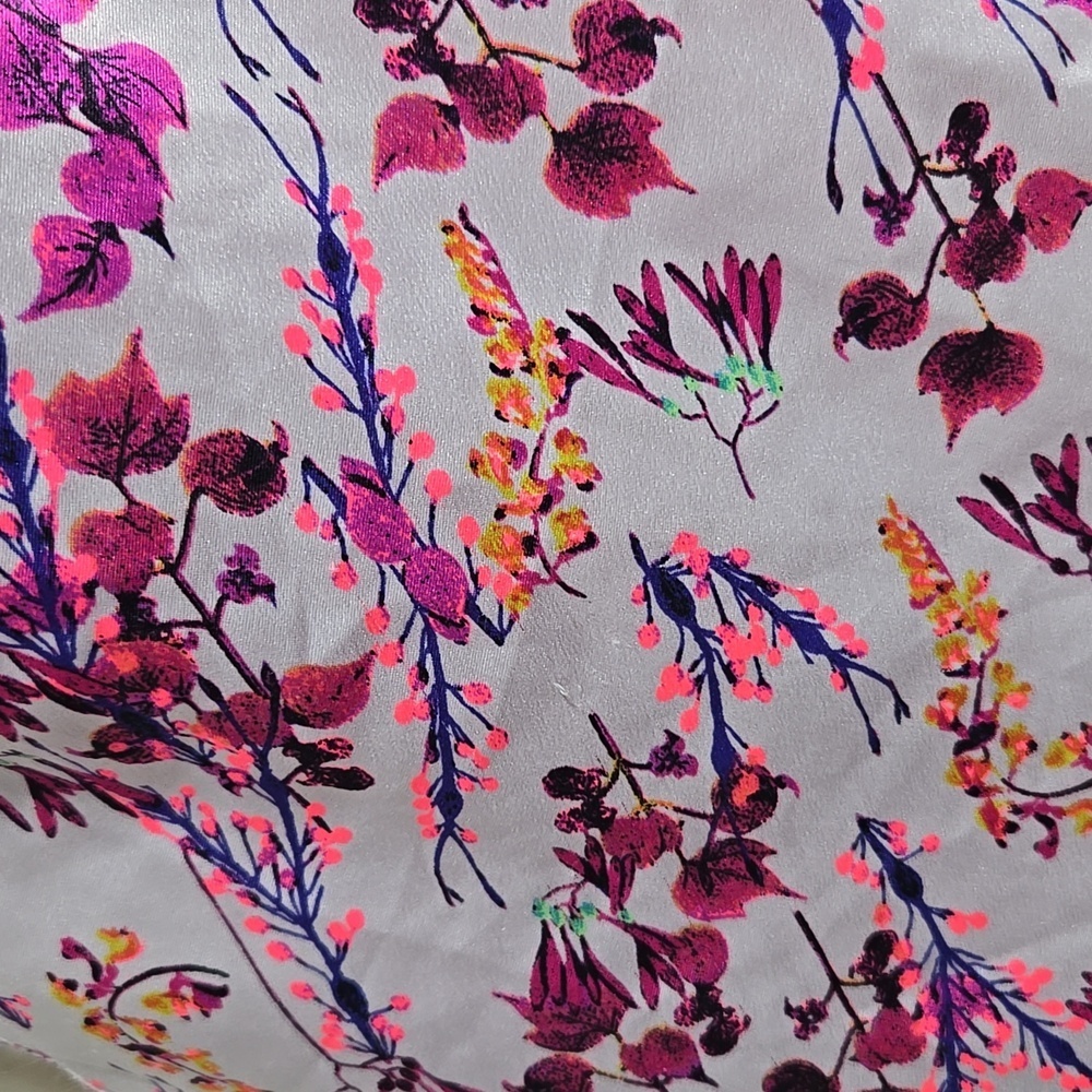 Victoria's Secret Floral & Purple Lace Nightgown Size Medium - Picture 3 of 7
